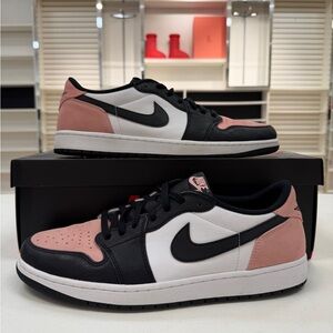Air Jordan 1 Retro Low OG 'Bleached Coral' - LIGHTLY WORN WITH BOX